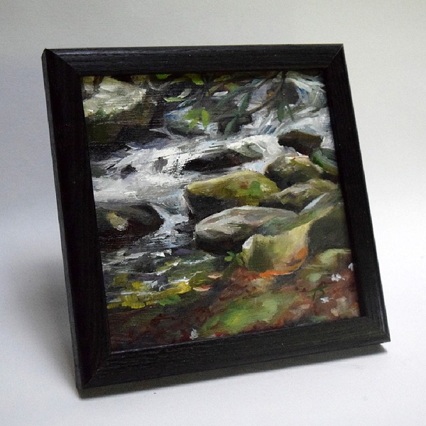 Exhale shown in its frame