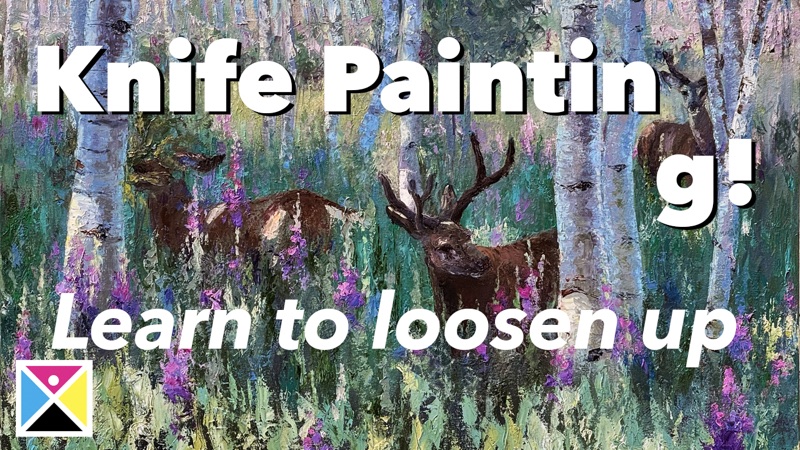 Video thumbnail — Painting Brunch With the Boys with a knife on artzXpress