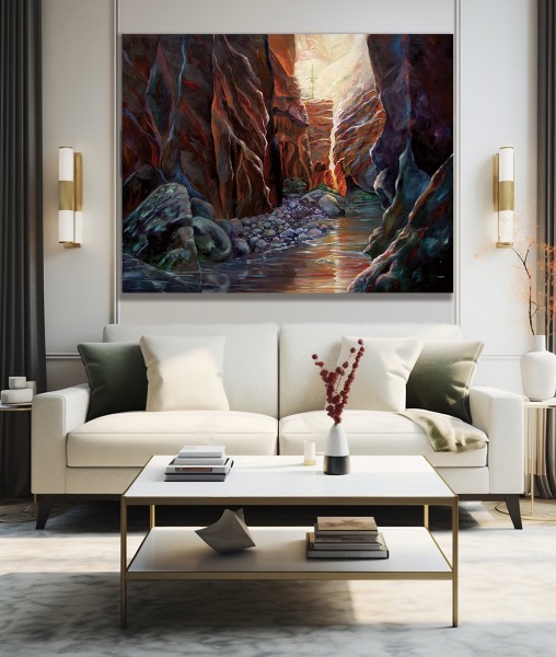 The Light hanging in a home above a piece of furniture